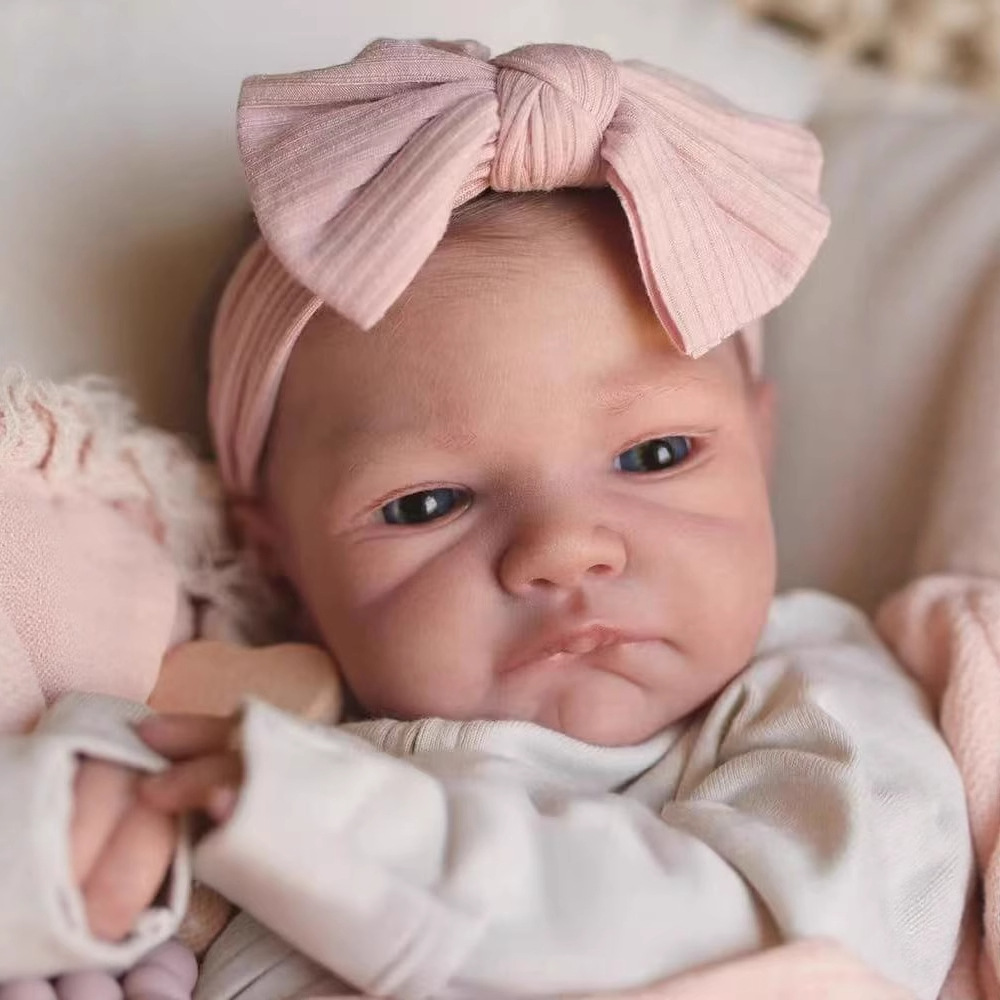 Reborn Baby Doll Silicone Realistic - Bonecas de Silicone Reborn de 48CM,