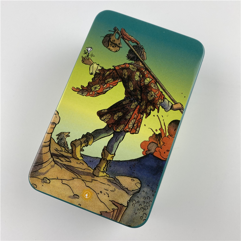 Caixa de metal edição dourada  - Tarot Cards Deck With Guidebook avaliação e preço