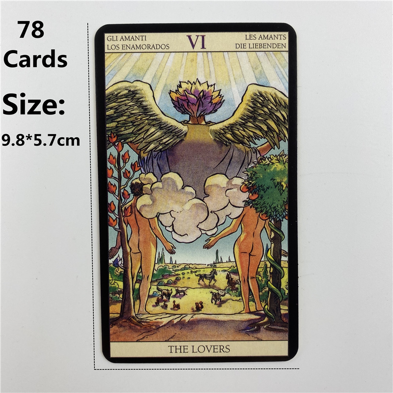 Caixa de metal edição dourada  - Tarot Cards Deck With Guidebook avaliação e preço