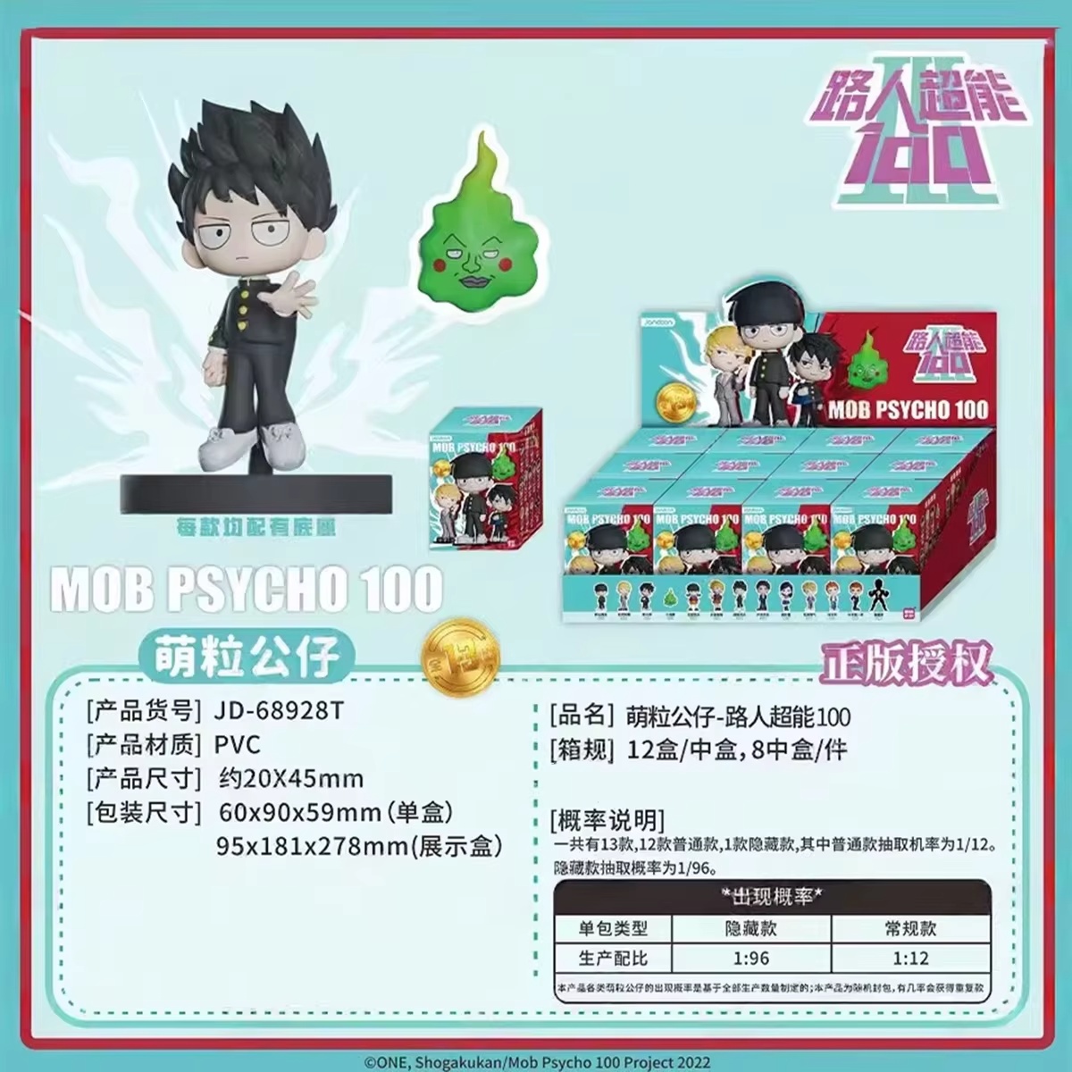 Cottontail Mob Psycho 100 Mini - Anime Action Figure Blind Box avaliação e preço